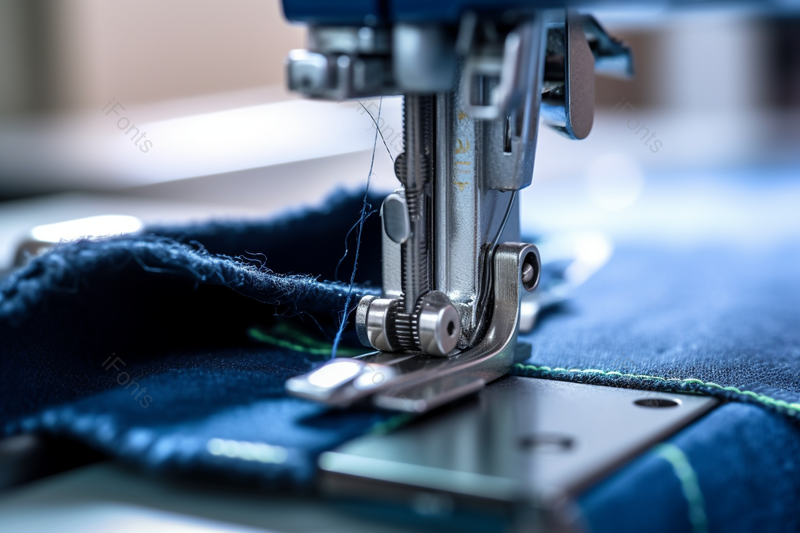 工作室专业缝纫机生产加工衣服特写背景,高清,摄影图,摄影图片,图片大全,摄影图免费下载